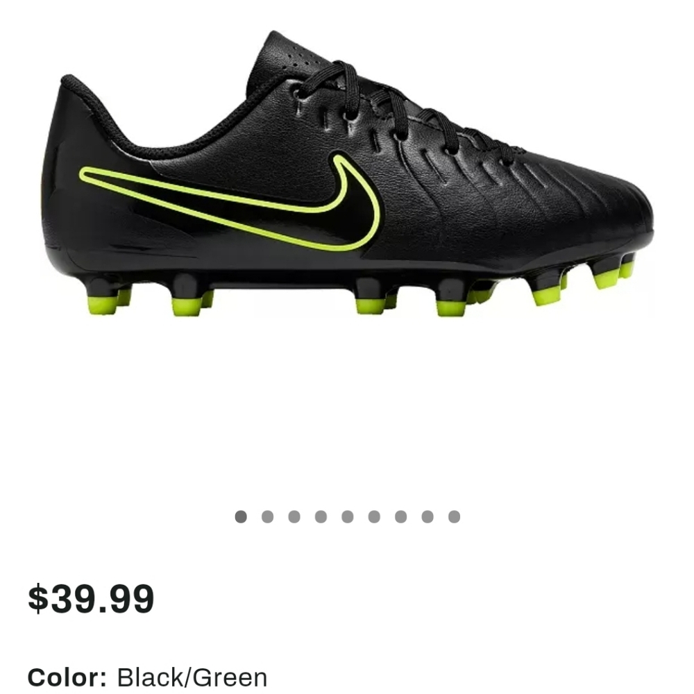 Nike Kids' Tiempo Legend 10 Club FG Soccer Cleats Size 4.5Y